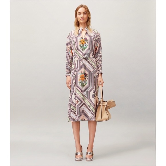 Tory Burch Dresses & Skirts - Tory Burch printed dress 🍃 homage to the flower